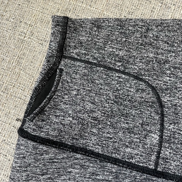 Lululemon Wunder Under High Rise Leggings 7/8. Size 4. Dark Heather Gray Luon. - Picture 6 of 7